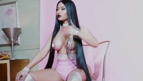 nicki minaj turns lesbian for asian - japan photoshoot