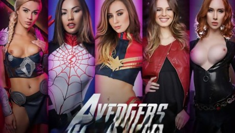 AVENGERS Babes Shagging In POINT-OF-VIEW Virtual Reality